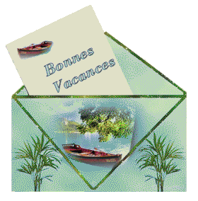 Gifs Bonnes vacances carte